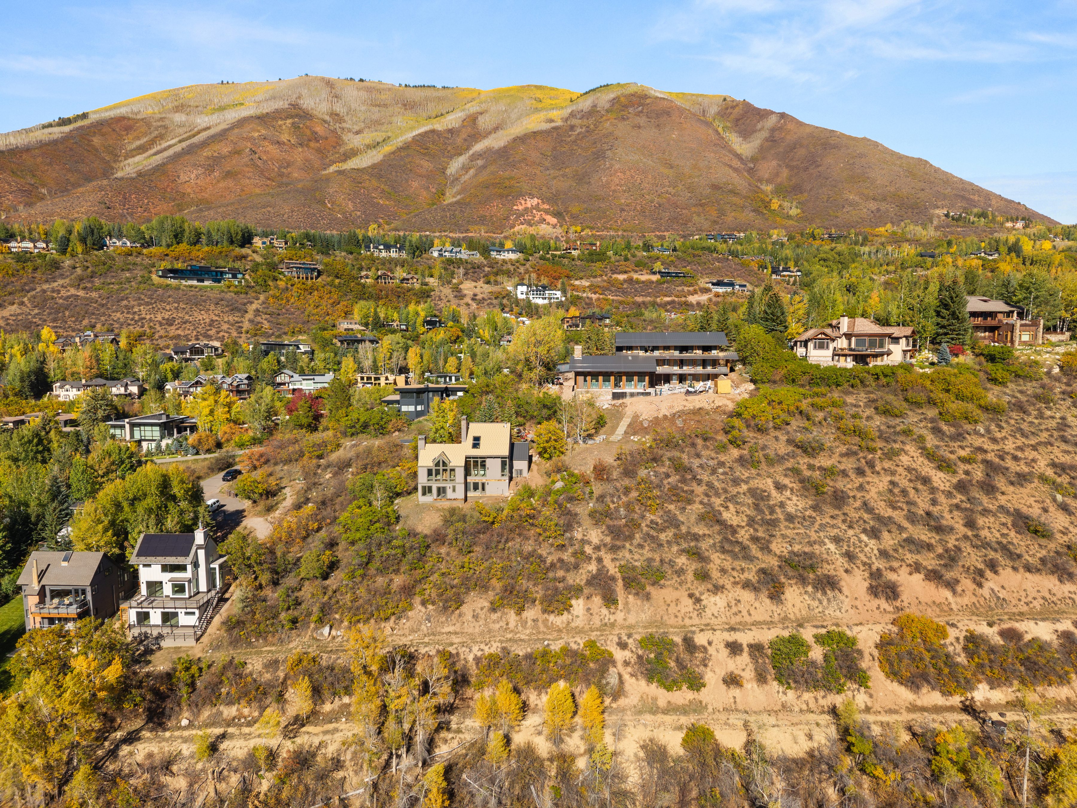 Aerial of both parcels on the ridge